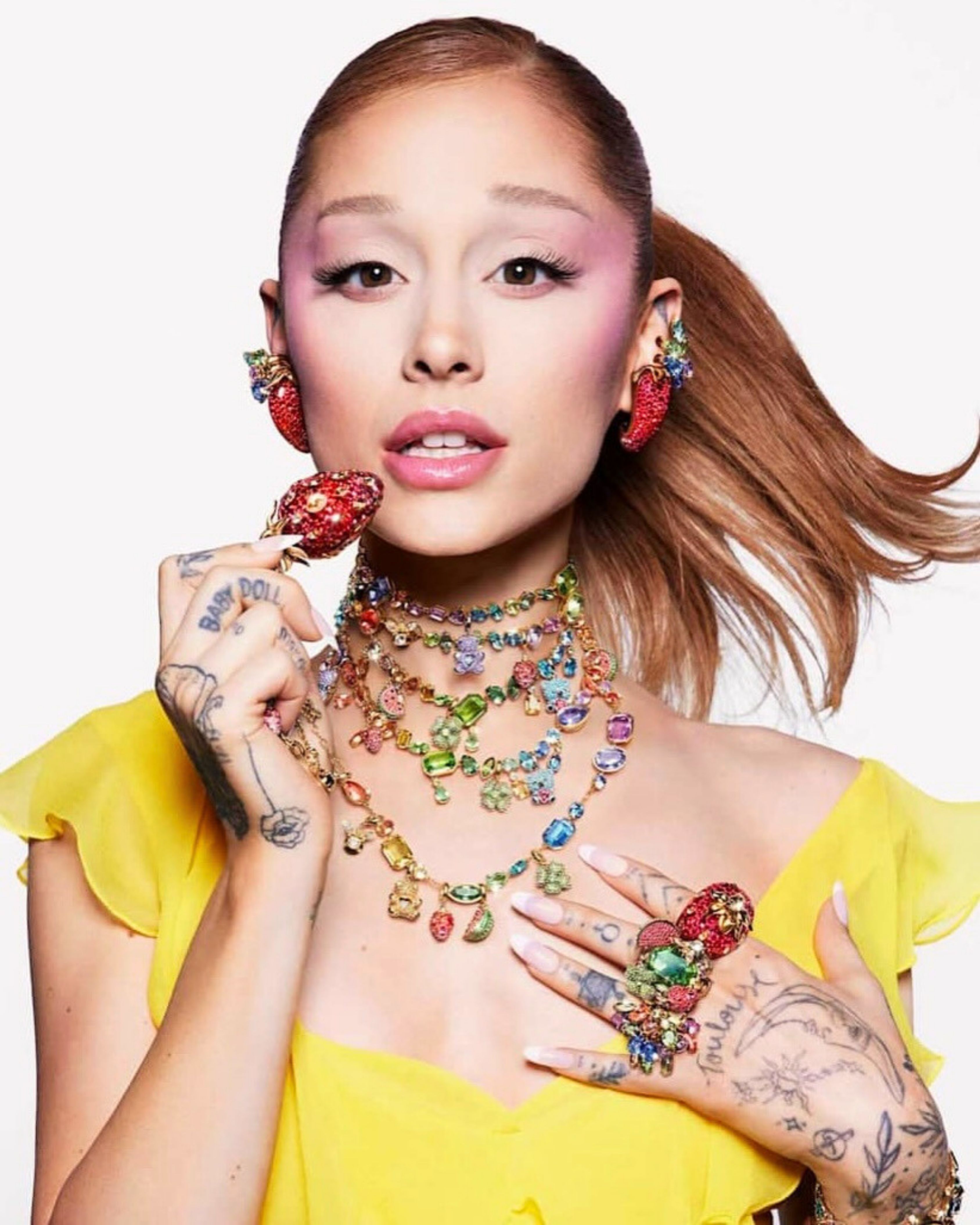 ariana grande swarovski summertime 2026 campaign wje magazine