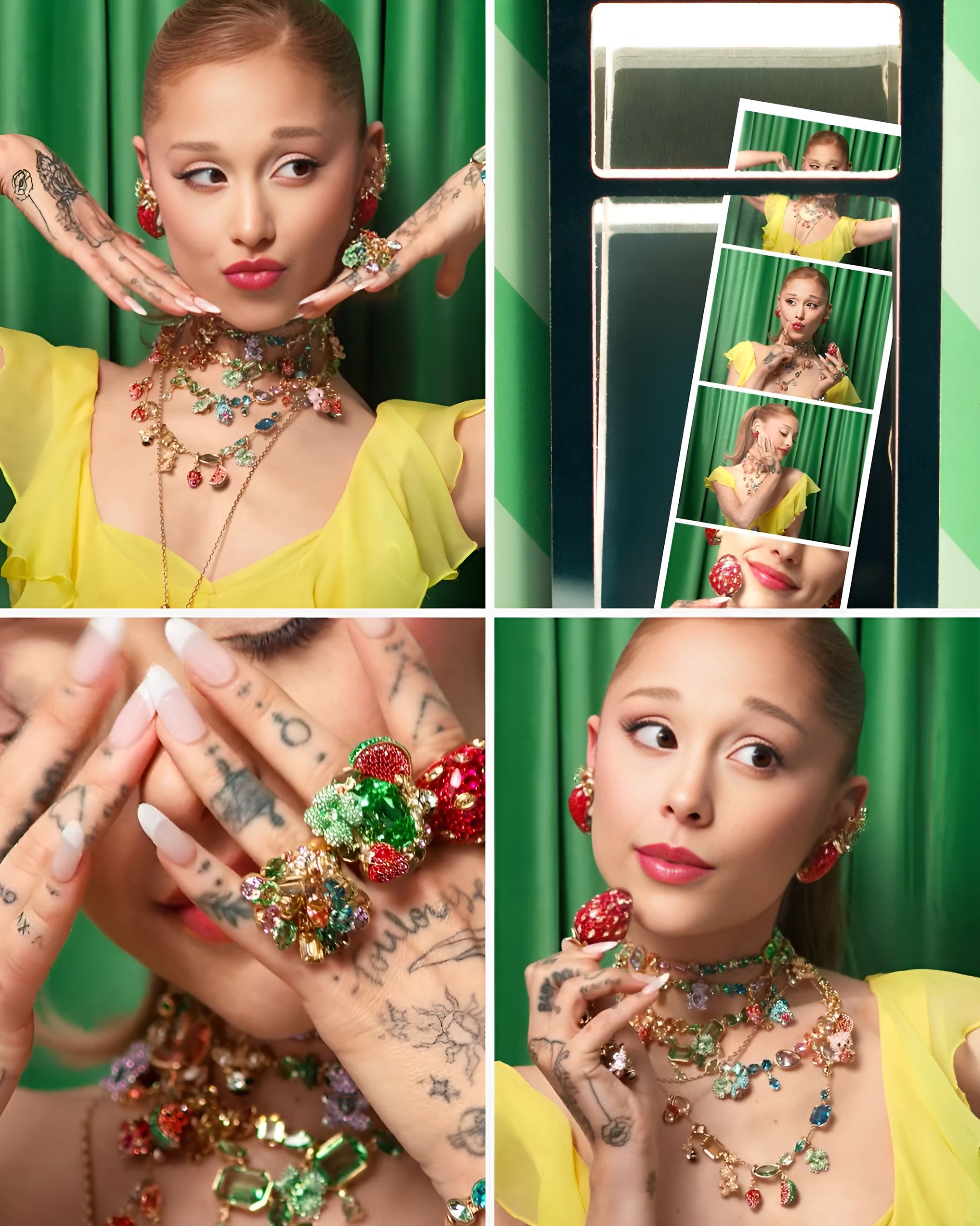 ariana grande swarovski summertime 2026 campaign wje magazine